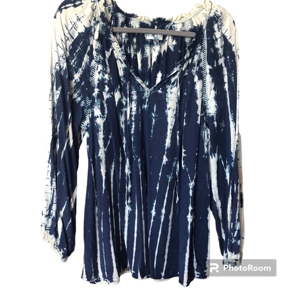 Knox Rose Tie Dye Hippie Boho Festival Coastal Crochet Top XXL - Picture 9 of 16